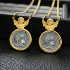Pendentif Ange Pièce Grecque 6352