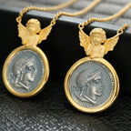 Pendentif Ange Pièce Grecque 6352