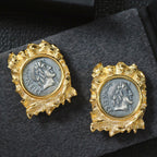Pendentif à grosse épingle en pièce de monnaie romaine 6354