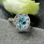 Bague ovale Halo Gem 6356