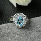 Bague ovale Halo Gem 6356