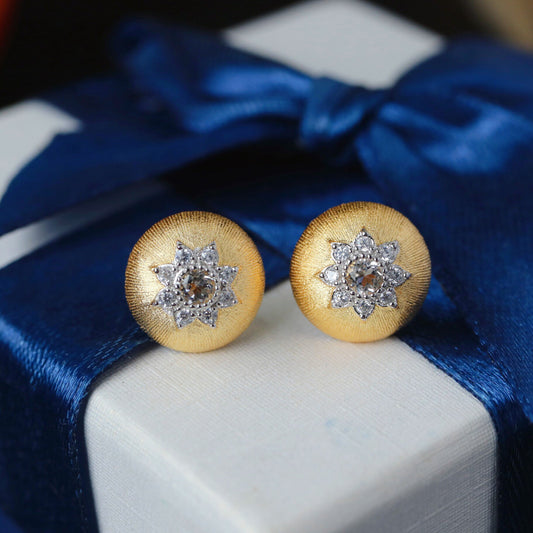 Boucles D'Oreilles Dôme Ajourées Étoilées 6372