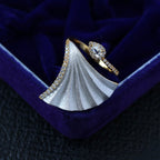Bague Ginkgo Soyeuse Bicolore 6378