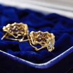 Boucles d'oreilles filigranes ajourées 6379