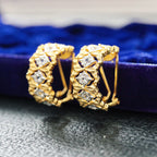 Boucles d'oreilles filigranes ajourées 6379