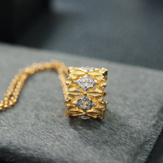 Collier Bague Ajouré Étoilé 6380