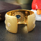 Bracelet ovale topaze ajouré 6385