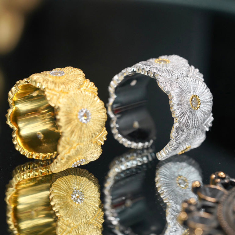 Bague Marguerite Topaze Naturelle 6391