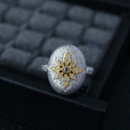 Bague Étoilée Ovale 6400