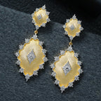 Boucles d'oreilles ajourées étoilées 6405