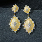 Boucles d'oreilles ajourées étoilées 6405