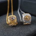 Collier à anneaux larges ajourés 6437