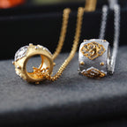 Collier à anneaux larges ajourés 6437