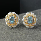 Boucles d'oreilles florales ajourées 6454