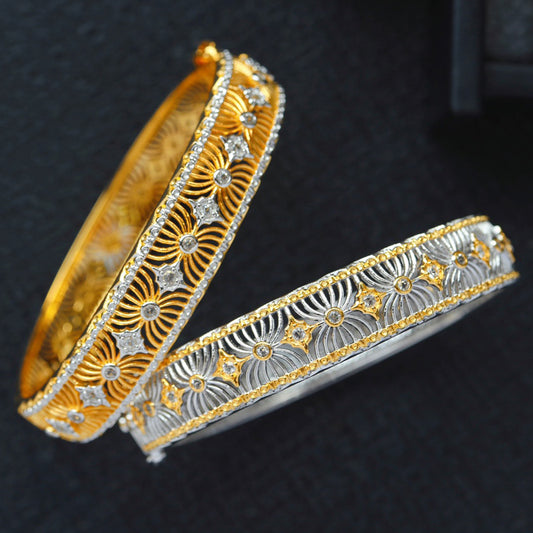 Bracelet en filigrane floral 6468