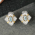 Boucles d'oreilles trèfle ajourées 6466