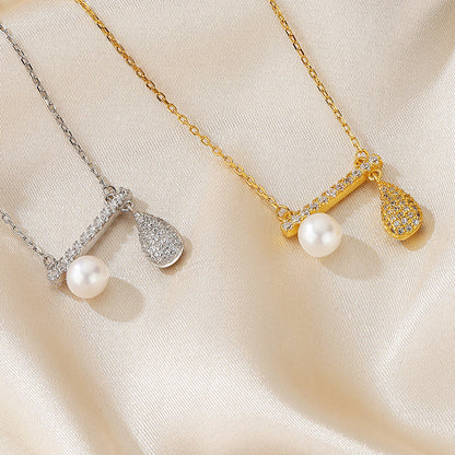 Collier pendant de perles d'eau douce PN1005