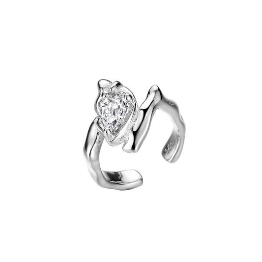 Manchette d'oreille solitaire CZ E1150, 1 pièce