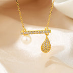 Collier pendant de perles d'eau douce PN1005