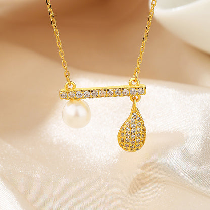 Collier pendant de perles d'eau douce PN1005