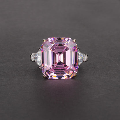Bague de mariage fluorite morganite R0311