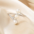 Bague 3 perles d'eau douce RN1008