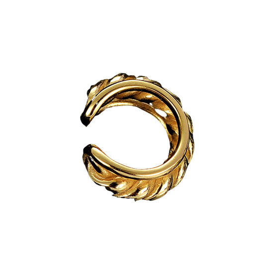 Boucle d'oreille créole en chaîne de corde E1054 1 pièce