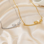 Collier papillon de perles d’eau douce PN1026