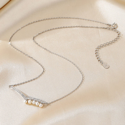 Collier de Noël en perles d'eau douce PN1014