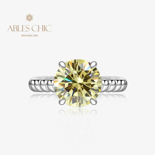 Bague de fiançailles solitaire topaze R0893
