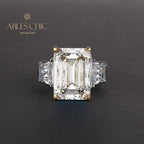 Bague de fiançailles Lab Emeraude Paraiba R0314