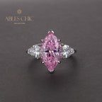 Bague de promesse diamant 3 pierres R0313