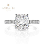 Bague de fiançailles diamant R0943