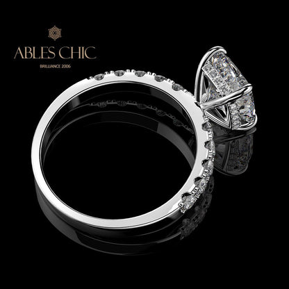 Bague de fiançailles diamant R0943