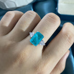 Bague de fiançailles Lab Paraiba R0878
