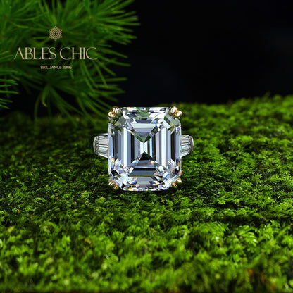 Bague améthyste Asscher R0377
