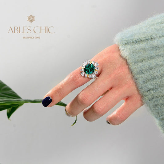 Bague de déclaration tourmaline R1161