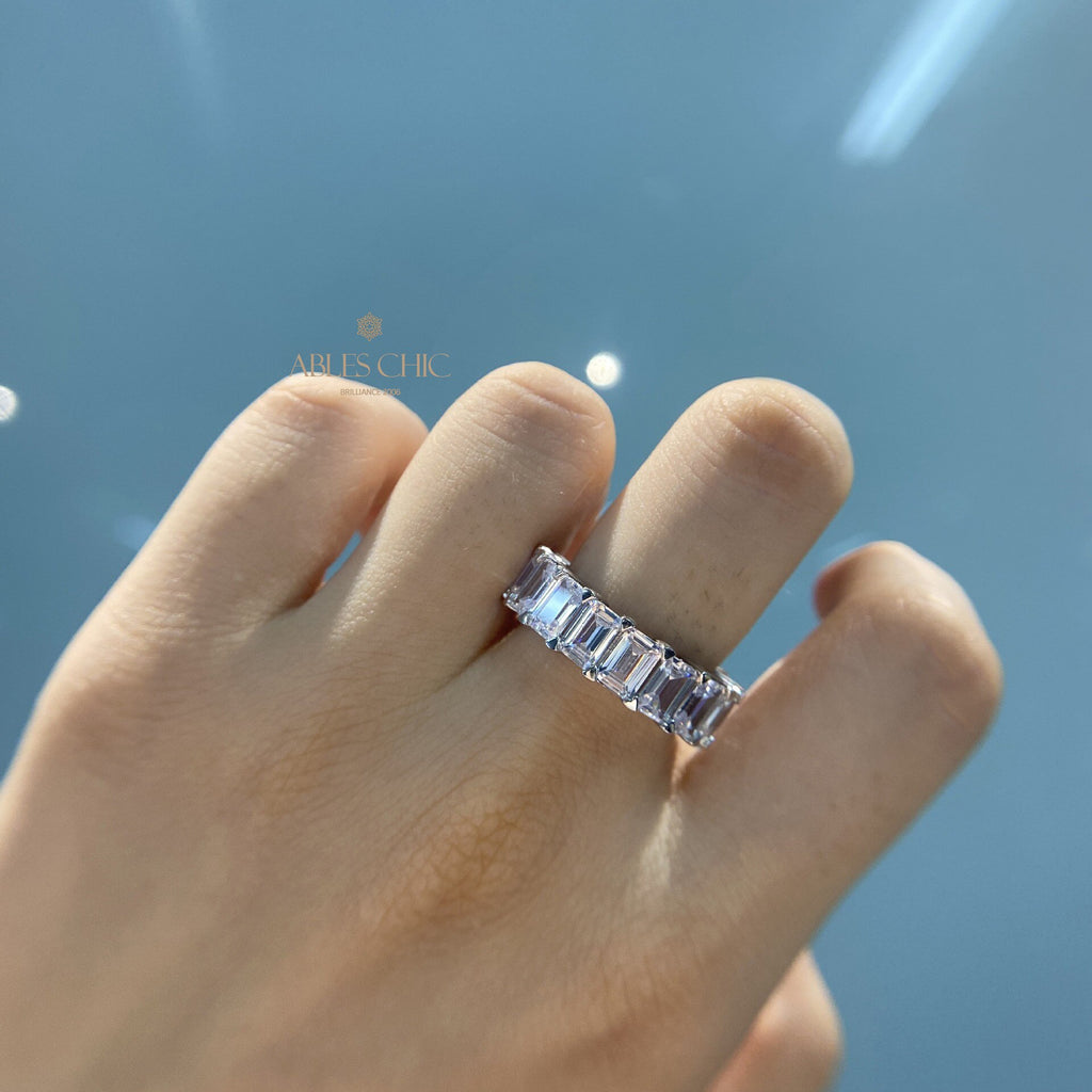 Alliance oblongue en diamant R0941