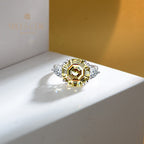 Bague de mariage octogone tanzanite R0324