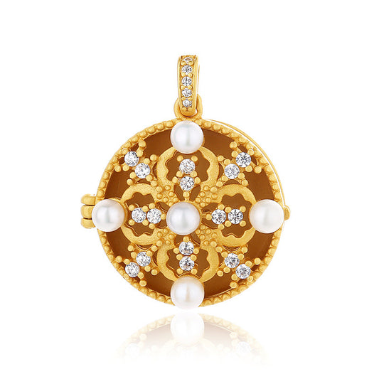 Pendentif sachet de perles d’eau douce uniquement PN1011
