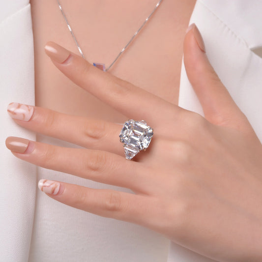 Bague de mariage fluorite morganite R0311