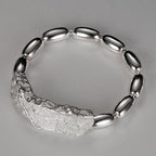 Bague perlée à barre longue R1002
