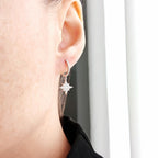 Crescent and Starburst Earrings