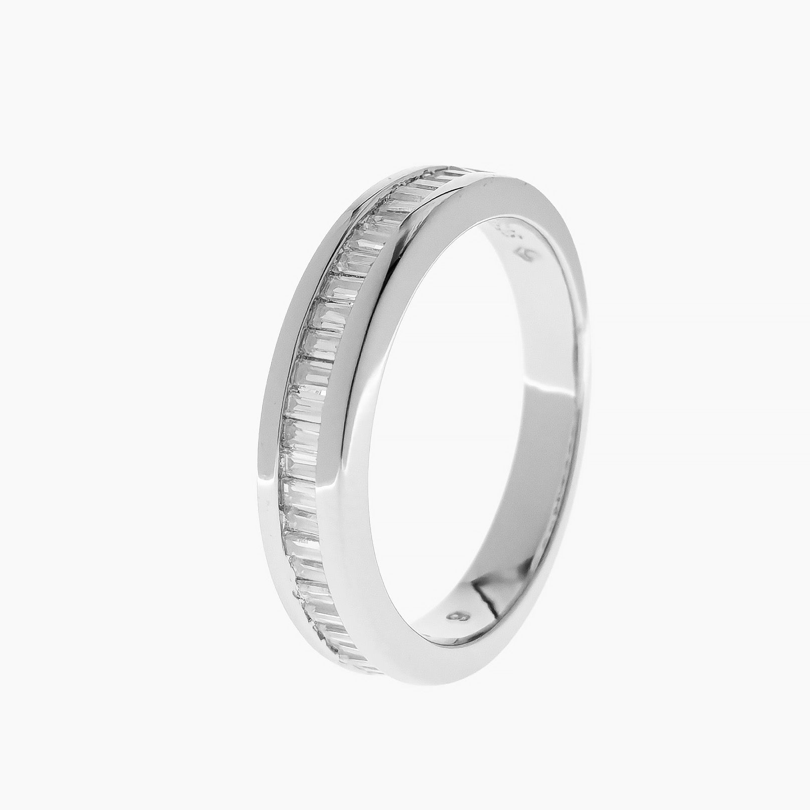 Baguette Moissanite Band
