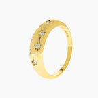 Star Moissanite Dome Ring