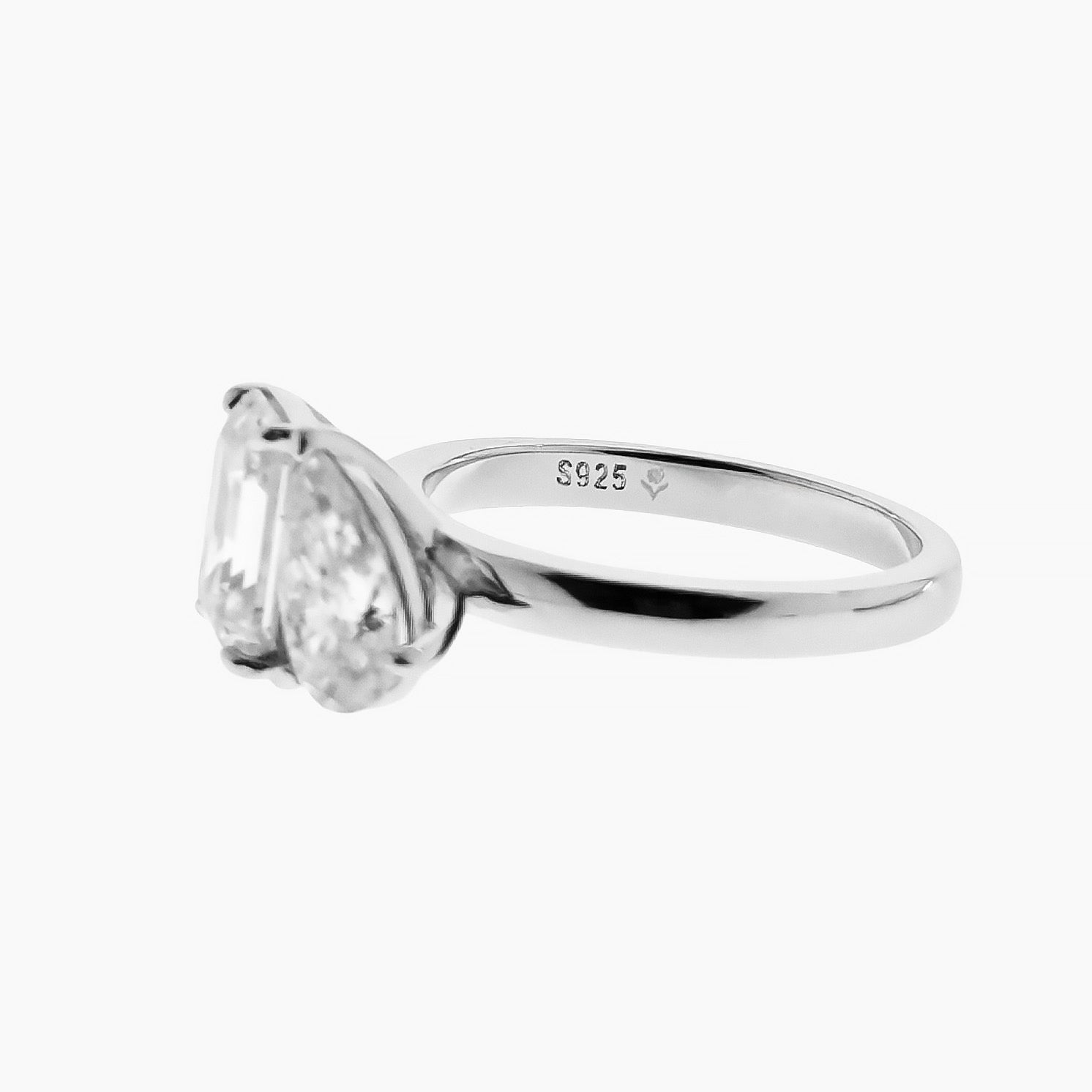 Toi et Moi Moissanite Ring