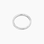 Rounded Pavé Eternity Band