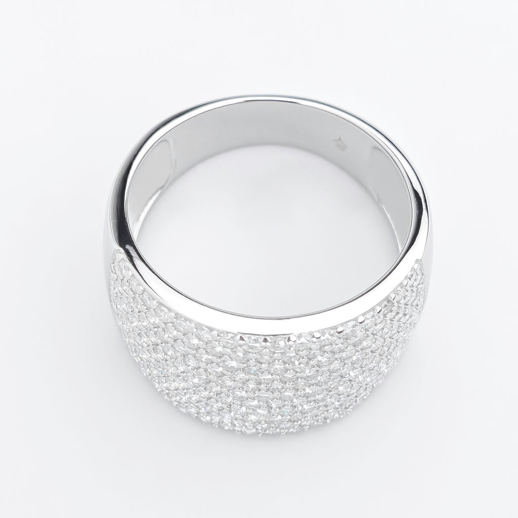 Pavé Radiance Wide Ring