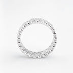 Moissanite Orbit Wide Band