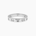 The Timeline Ring Milestone Band with Number Engraving